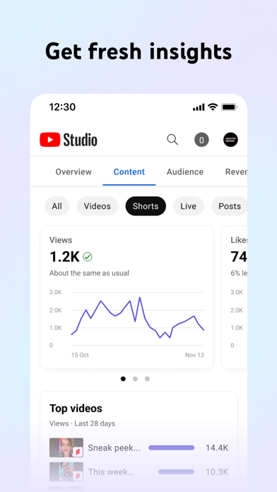 「YouTube Studio」のスクリーンショット 3枚目