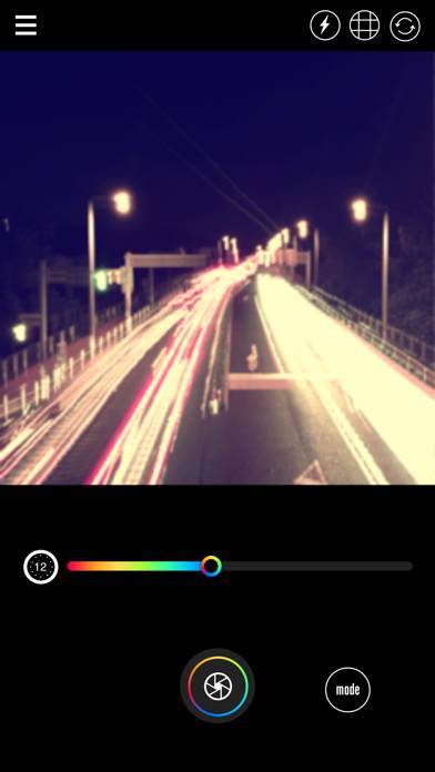 「Instant X - 花火文字を撮影できるバルブ撮影アプリ」のスクリーンショット 2枚目