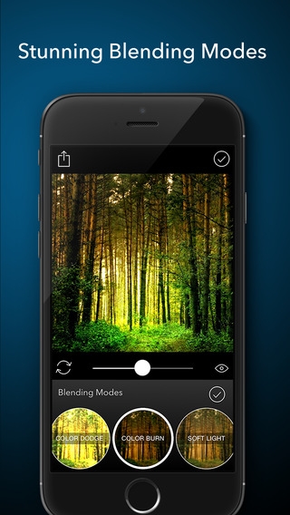 「Layered - Powerful photo editor, add texture layers to create stunning effects」のスクリーンショット 3枚目