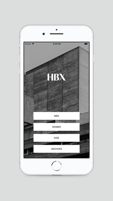 「HBX | Globally Curated Fashion」のスクリーンショット 1枚目