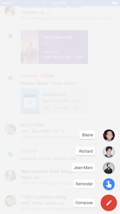 「Inbox by Gmail」のスクリーンショット 3枚目