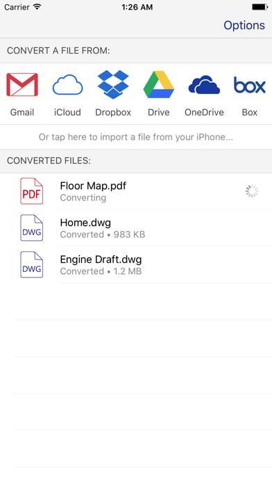 「PDF to AutoCAD Converter - Convert PDF to DWG」のスクリーンショット 1枚目