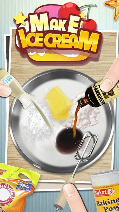 「アイスクリームメーカー - 料理ゲーム」のスクリーンショット 2枚目