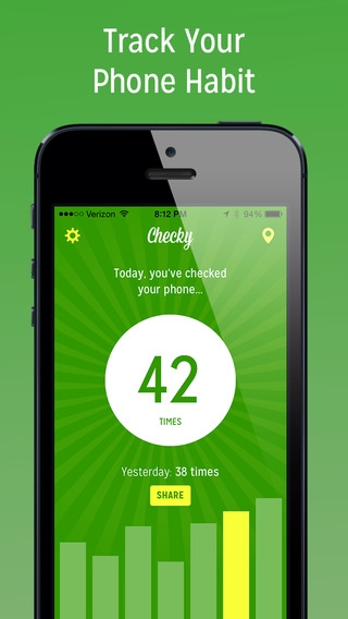 「Checky - Phone Habit Tracker」のスクリーンショット 1枚目