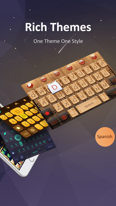 「GO Keyboard-Emojis&Cool Themes」のスクリーンショット 3枚目