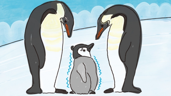「かわいいペンギンのお話（動く絵本）」のスクリーンショット 2枚目