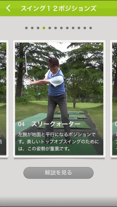 「ゴルフスイングデザインバイブル　12 positions」のスクリーンショット 2枚目