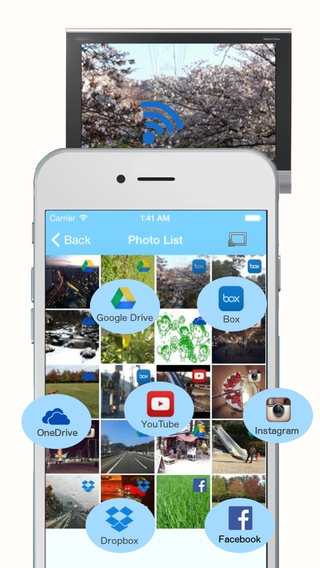 「Cloud Photo Viewer for Chromecast & Fire TV」のスクリーンショット 1枚目