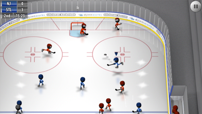 「Stickman Ice Hockey」のスクリーンショット 1枚目