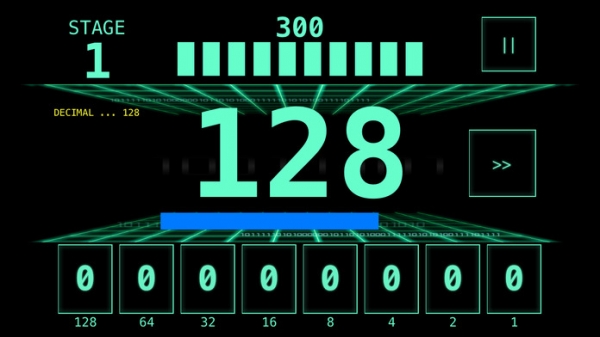 「BINARY MASTER - 2進数学習ゲーム」のスクリーンショット 3枚目