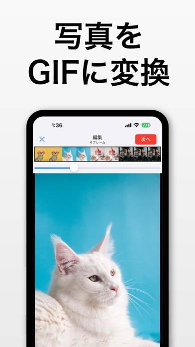 「GIFトースター (GIF生成)」のスクリーンショット 2枚目