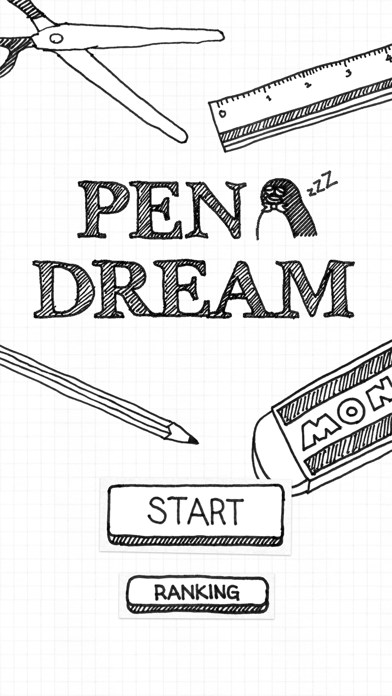 「PEN DREAM - ペンドリーム　シンプルだけど難しいペンギンのゲーム」のスクリーンショット 1枚目
