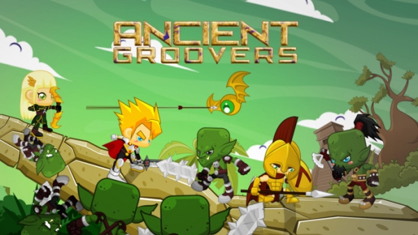 「Ancient Groovers - オークとダークモンスターとの騎士とエルフの中世の戦い」のスクリーンショット 1枚目