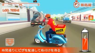 「Pizza Delivery Bike Rider」のスクリーンショット 2枚目