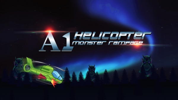 「A1ヘリコプターモンスター大暴れのプロ - フライトゲームアクション戦争飛行機闘無料対射的シューティング銃太平洋アプリバトル」のスクリーンショット 1枚目