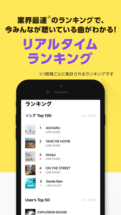 「LINE MUSIC 音楽はラインミュージック」のスクリーンショット 3枚目