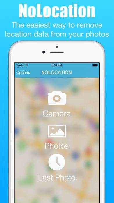 「NoLocation - Remove exif data from photos」のスクリーンショット 1枚目