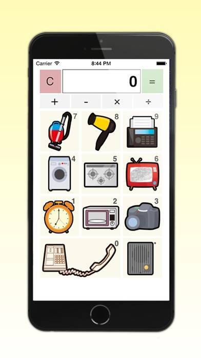 「きかい電卓-お家の日常生活音を鳴らして遊べる効果音アプリ」のスクリーンショット 2枚目