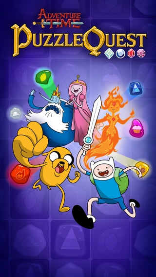 「Adventure Time Puzzle Quest - Match 3 RPG Game」のスクリーンショット 1枚目