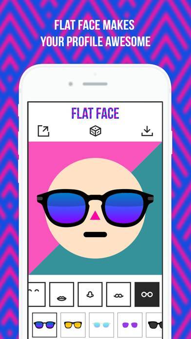 「Flat Face - Avatar Face Maker」のスクリーンショット 3枚目