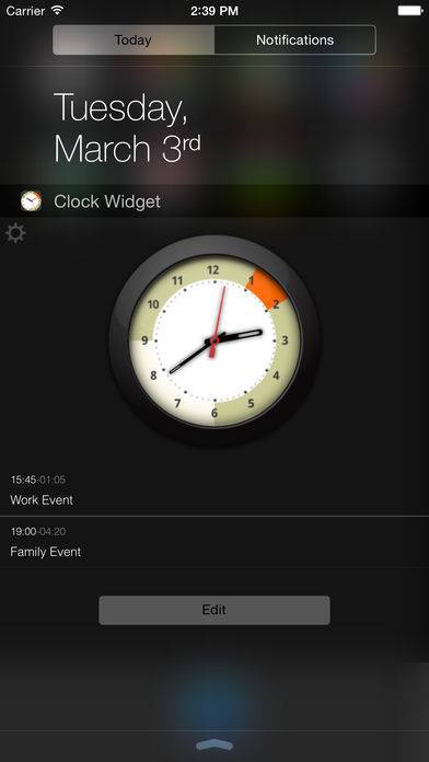 「Alarm Clock Widget」のスクリーンショット 1枚目