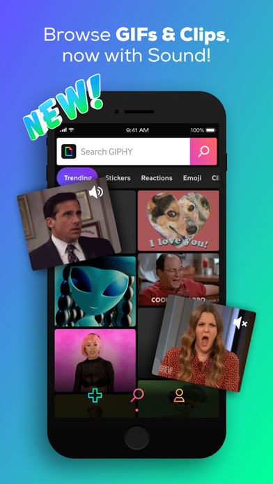「GIPHY: The GIF Search Engine」のスクリーンショット 1枚目