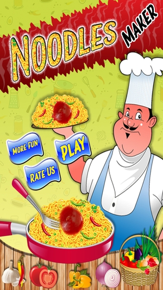 「麺メーカー - クレイジーシェフキッチン冒険とスパイシー料理ゲーム」のスクリーンショット 1枚目