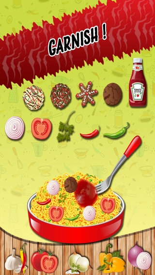 「麺メーカー - クレイジーシェフキッチン冒険とスパイシー料理ゲーム」のスクリーンショット 3枚目