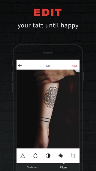 「INKHUNTER - try tattoo designs in augmented reality」のスクリーンショット 3枚目