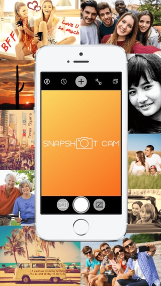 「Snapshot Cam - 写真加工・画像編集・文字入れ」のスクリーンショット 1枚目