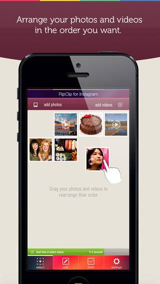 「FlipClip for Instagram - Photo & Video Slideshow Montage Maker - Video Editor」のスクリーンショット 2枚目