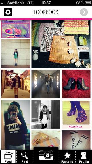 「LOOKBOOK by ViVi　スナップ写真投稿で作る女の子のためのファッションコーディネート帳」のスクリーンショット 1枚目