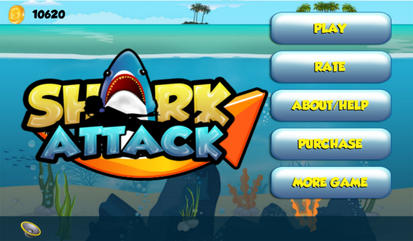 「Shark Attack」のスクリーンショット 2枚目