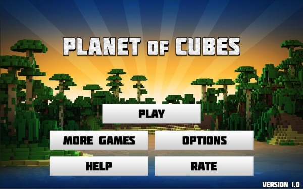 「Planet of Cubes」のスクリーンショット 1枚目