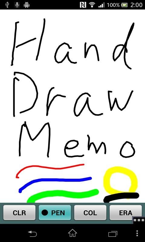 「手書きメモ 超速超即アプリ Hand Draw Memo」のスクリーンショット 3枚目