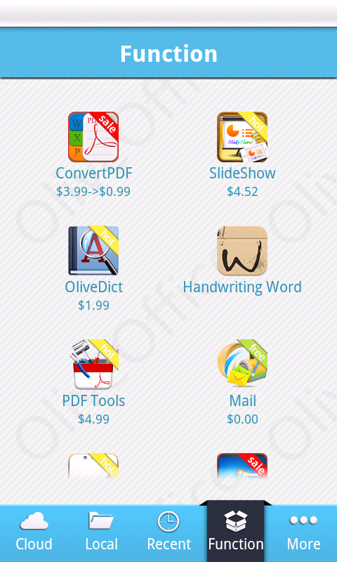 「OliveOffice Premium」のスクリーンショット 1枚目