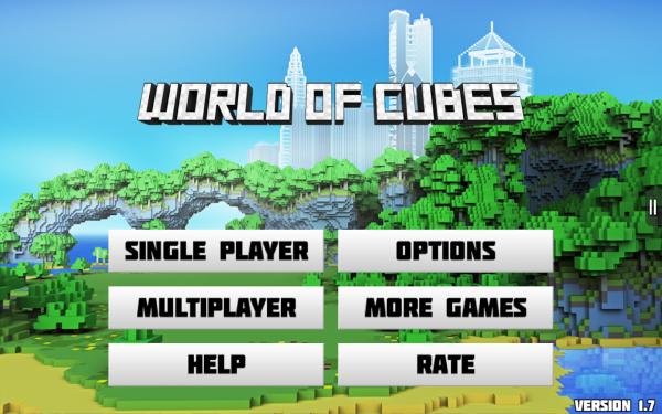 「World of Cubes」のスクリーンショット 1枚目
