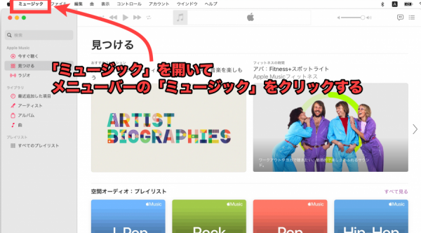 Apple Music・空間オーディオ設定