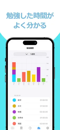 「勉強時間記録」のスクリーンショット 3枚目
