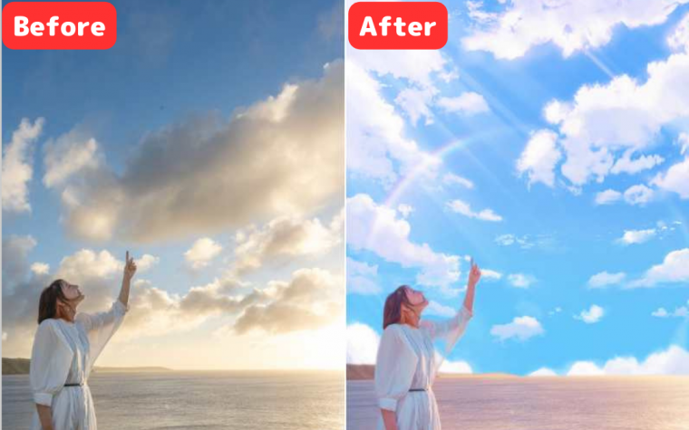 青空加工ができるおすすめアプリ3選！ 曇り空が晴天に - アプリブ