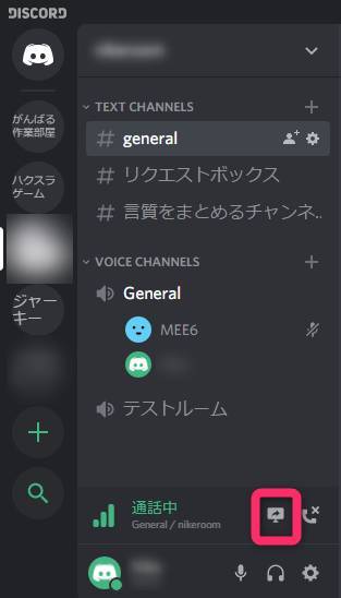 適切な Discord 画面共有 ざばねがも