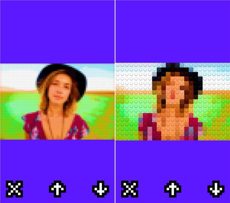 『Bricks Camera』調整画面