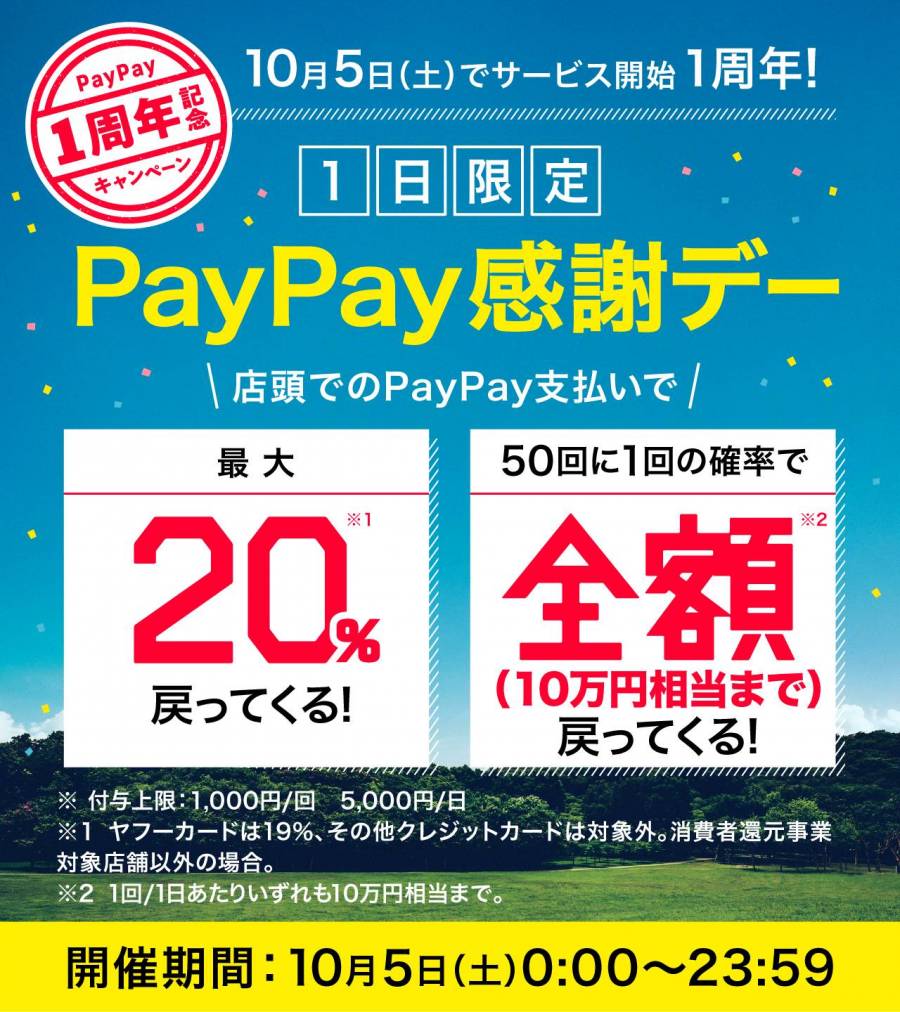 PayPay 感謝デー