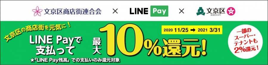文京区商店街連合会×LINE Pay