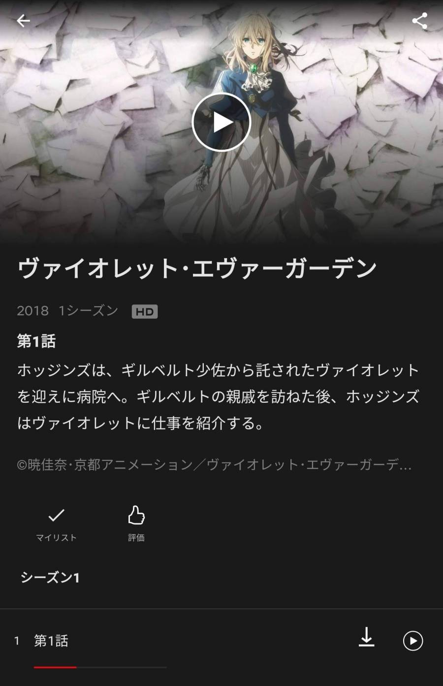 ヴァイオレット・エヴァーガーデン作品ページ