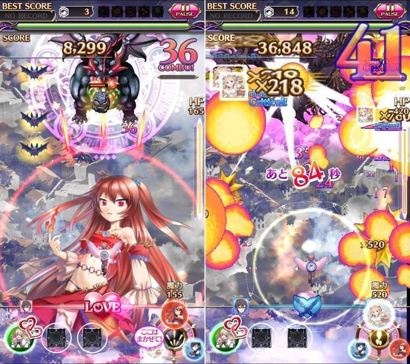 ゴシックは魔法乙女 プレイ画面