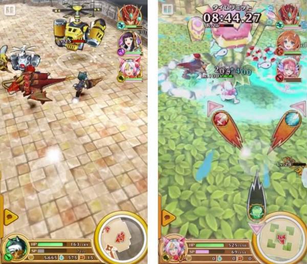 白猫プロジェクト プレイ画面
