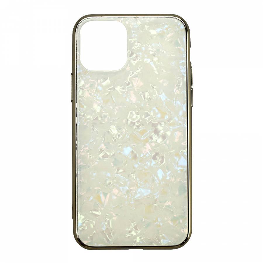 【2019 New iPhone 6.1 inch ケース】Glass Shell Case for 2019 New iPhone 6.1 inch (gold)