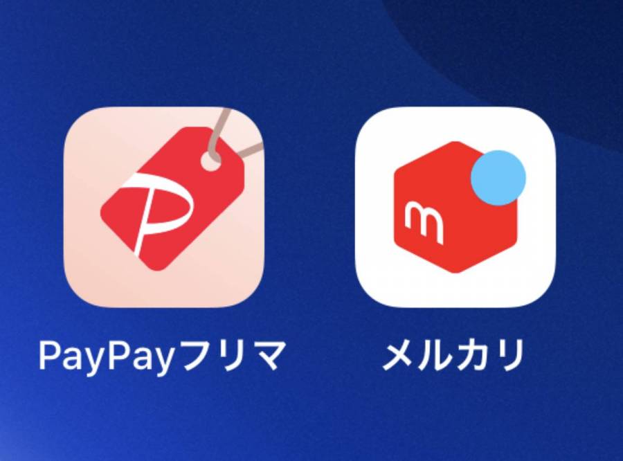 PayPayフリマ メルカリ アイコン