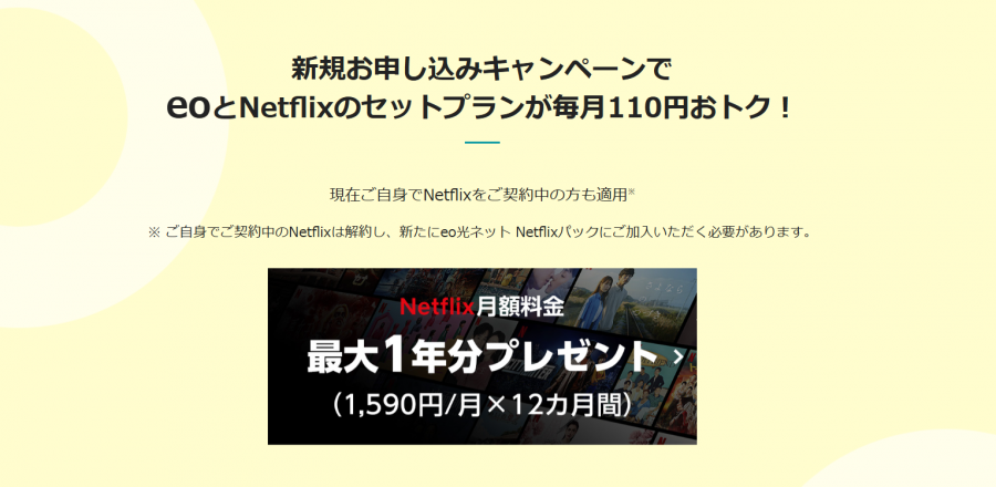 eo光×NETFLIXキャンペーン
